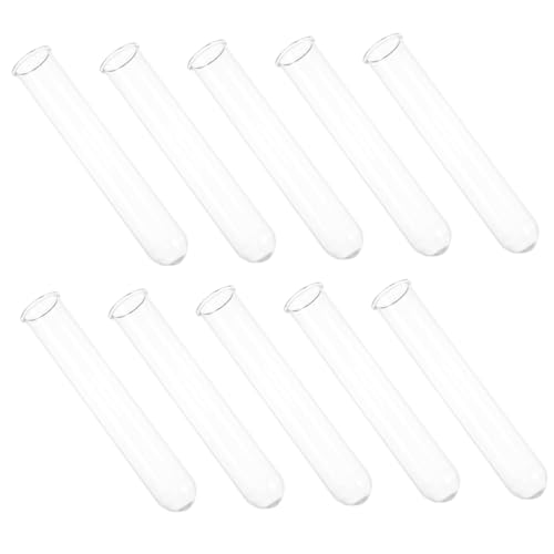 HEALEEP 10 Stück Teiliges Glas reagenzgläser Klarglas mit Rand Vielseitig Einsetzbar für Schule und Labor Wiederverwendbar Transparent zur Einfachen Beobachtung HEALEEP 10 Stück Teiliges Glas reagenzgläser Klarglas mit Rand Vielseitig Einsetzbar für Schule und Labor Wiederverwendbar Transparent zur Einfachen Beobachtung von HEALEEP