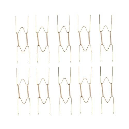 HEALEEP 10 Stück Unsichtbare Tellerhalter aus Wanddekoration für Teller und Tabletts Gold Praktische Aufhängung für Wohnzimmer Küche und Flur HEALEEP 10 Stück Unsichtbare Tellerhalter aus Wanddekoration für Teller und Tabletts Gold Praktische Aufhängung für Wohnzimmer Küche und Flur von HEALEEP