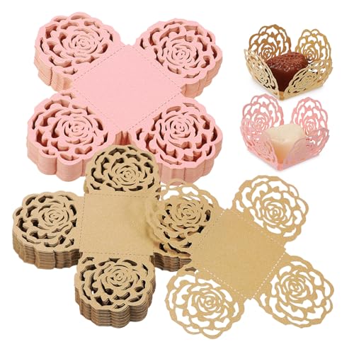 HEALEEP 100 Stück Schokoladentabletts Party Backen Mini Schokoladenverpackungen Zum Geburtstag Trüffelverpackungen Zum Backen Kleine Topper Trüffelpapier Einlagen Trüffelbecher HEALEEP 100 Stück Schokoladentabletts Party Backen Mini Schokoladenverpackungen Zum Geburtstag Trüffelverpackungen Zum Backen Kleine Topper Trüffelpapier Einlagen Trüffelbecher von HEALEEP