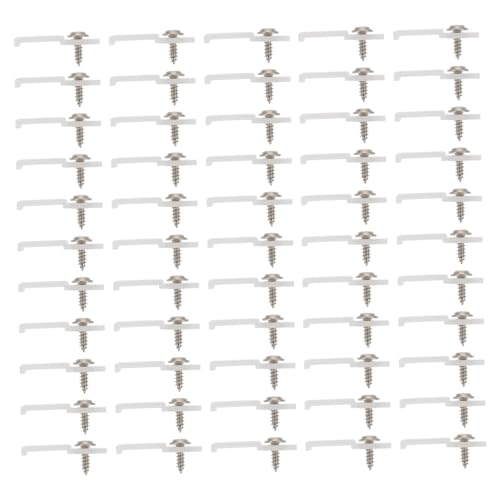 HEALEEP 100sätze Strip Light Mounting Clips Professionelle Halterungen Für Kabel Und Lichtleisten Installieren Für Verschiedene Anwendungen Mit Schrauben Und Clips von HEALEEP