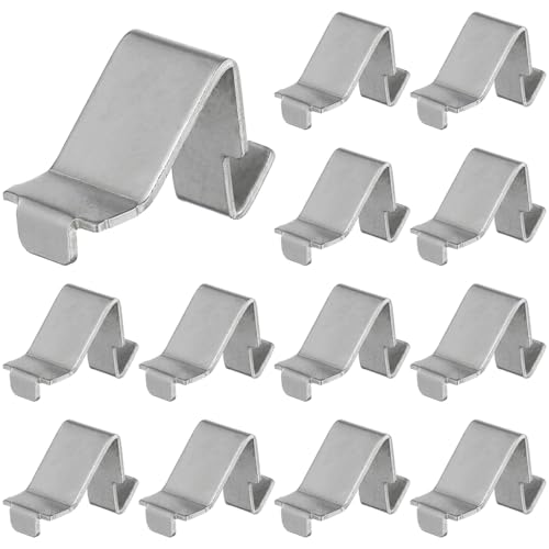 HEALEEP 12 Stück Aktenschrank-Zubehör, verstellbare Schrank-Clips, Drahtregal-Clips, Schrankregalklemmen, robuste Regalklammern, Regalklammern, Metall, Eisen, Aktenschränke HEALEEP 12 Stück Aktenschrank-Zubehör, verstellbare Schrank-Clips, Drahtregal-Clips, Schrankregalklemmen, robuste Regalklammern, Regalklammern, Metall, Eisen, Aktenschränke von HEALEEP