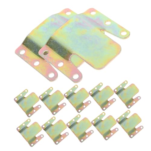 HEALEEP 12 Stück Teiliges Sofa Verbinder aus Robustem Metall mit Schrauben Verstärkte Couch Verbindungsstücke für Sektionale Möbel Einfache Montage Stabile Interlock Verbindung für Sessel von HEALEEP