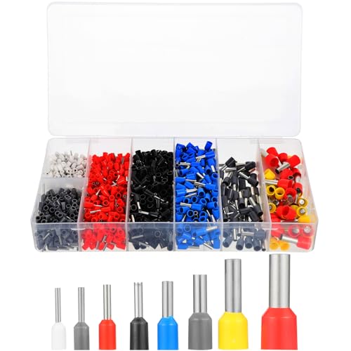 HEALEEP 1Satz Ferrule Connector Europäisches Cold Pressed Terminal Kit für Drahtverbindungen Isolierte Fackeln Hohe und Benutzerfreundlichkeit von HEALEEP