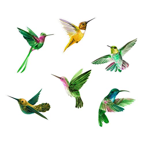 HEALEEP 1Satz Kollisions Fensteraufkleber für Vogelschutz Statische Glasklammern Dekoratives und Selbstklebendes Design ohne Kleber für Wohnzimmer und Einfache von HEALEEP