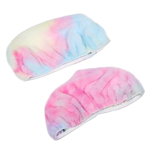 HEALEEP 1satz Plüschiger Waschbarer Toilettensitzbezug Set Im Bunten Tie-dye Design Weiche Und Gemütliche Badezimmeraccessoires Schutz Dekoration Von Wc Und Spülkasten von HEALEEP