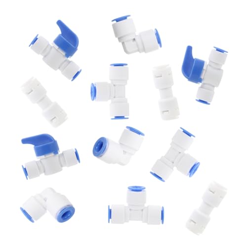 HEALEEP 1Satz Wasserreiniger Pe Wasserschlauchadapter für Einfache Montage Gerade Kugelhahn Bogen für Professionelle Private von HEALEEP