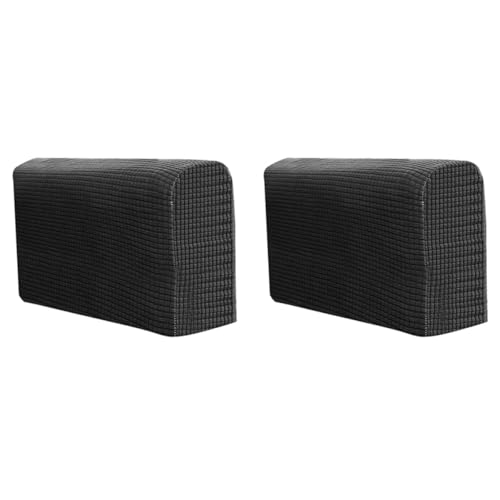 HEALEEP 2 Stück Elastische Sofa Armlehnenbezüge Schlichte Armlehnen Tücher zum Schutz für Zuhause und Büro Schwarz HEALEEP 2 Stück Elastische Sofa Armlehnenbezüge Schlichte Armlehnen Tücher zum Schutz für Zuhause und Büro Schwarz von HEALEEP