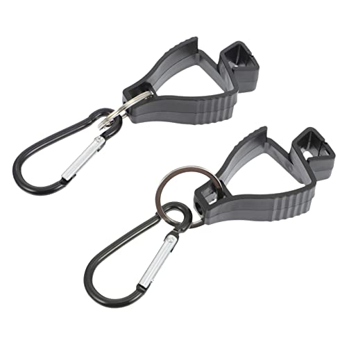 HEALEEP 2 Stück Handschuhhalter Clip Praktischer Gürtelclip für Handschuhe und Handtücher Multifunktional und Rutschfest aus Leichtem von HEALEEP