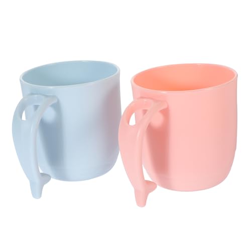 HEALEEP 2 Stück Kinder Zahnbürstenbecher aus Kunststoff Sicher Sturzsicher Süßes Cartoon Design Wiederverwendbar für Badezimmer und Unterwegs HEALEEP 2 Stück Kinder Zahnbürstenbecher aus Kunststoff Sicher Sturzsicher Süßes Cartoon Design Wiederverwendbar für Badezimmer und Unterwegs von HEALEEP