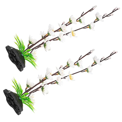 HEALEEP 2 Stück Künstliche Sashimi blüten Dekoration Realistische Sushi Teller Verzierung Japanische Teller Deko für Sushi liebhaber Kreative und Praktische Essensdekoration von HEALEEP