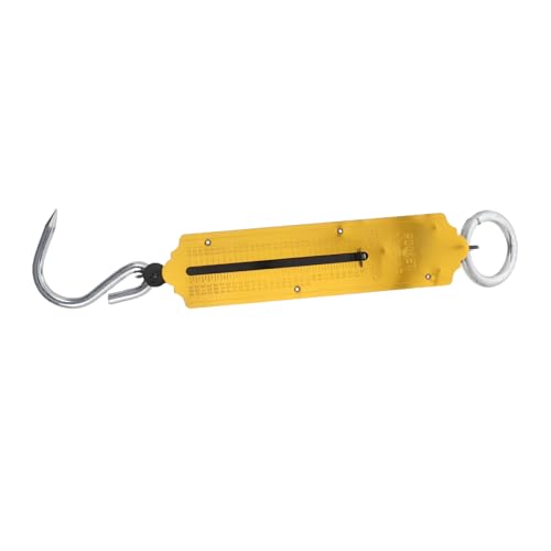 HEALEEP 2 Stück Mechanische Hakengröße Mechanische hoher Genauigkeit mechanische Hängsskala mit Schaufel tragbare Hängewaage mechanische Hängewaage Aluminiumlegierung Golden von HEALEEP