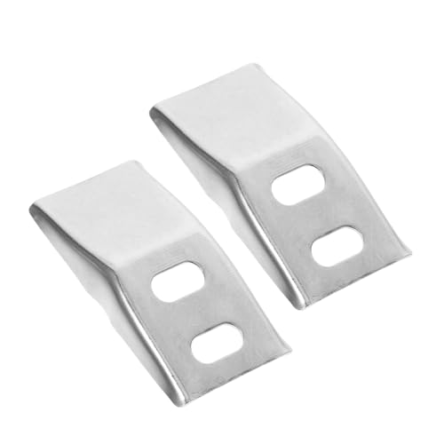 HEALEEP 2 Stück Metall Urinal Halterung Set Befestigungs set für Badezimmer Robust Vielseitig Minimalistisches Design Einfache Montage mit Schrauben Geeignet für Urinal und Bad von HEALEEP