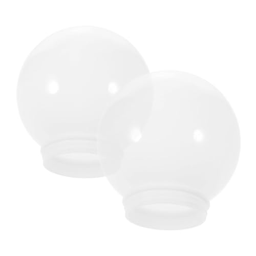 HEALEEP 2 Stück Teiliges Kunststoff Lampenschirme Kugelform Milchig Weiß Ersatz für Deckenleuchten und Pendelleuchten Eleganter Vielseitiger Lampenschirm für Wohnzimmer Schlafzimmer Küche HEALEEP 2 Stück Teiliges Kunststoff Lampenschirme Kugelform Milchig Weiß Ersatz für Deckenleuchten und Pendelleuchten Eleganter Vielseitiger Lampenschirm für Wohnzimmer Schlafzimmer Küche von HEALEEP