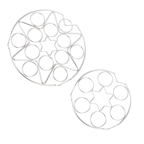 HEALEEP 2 Stück Teiliges Multifunktionales Dampfgestell Robustes Eierhalter Rack für für Kochtöpfe und Schnellkochtöpfe HEALEEP 2 Stück Teiliges Multifunktionales Dampfgestell Robustes Eierhalter Rack für für Kochtöpfe und Schnellkochtöpfe von HEALEEP
