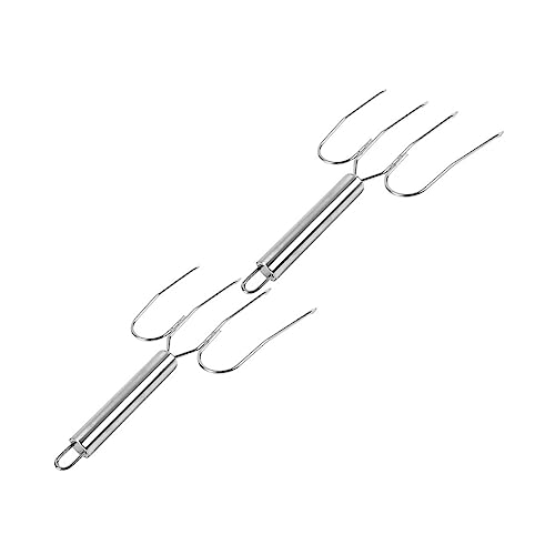 HEALEEP 2 Stück Truthahn Hebegabeln mit Rutschfestem Griff Geflügelbräter Gabeln für Grill und Bbq Ergonomische Grillwerkzeuge für Außenbereich HEALEEP 2 Stück Truthahn Hebegabeln mit Rutschfestem Griff Geflügelbräter Gabeln für Grill und Bbq Ergonomische Grillwerkzeuge für Außenbereich von HEALEEP