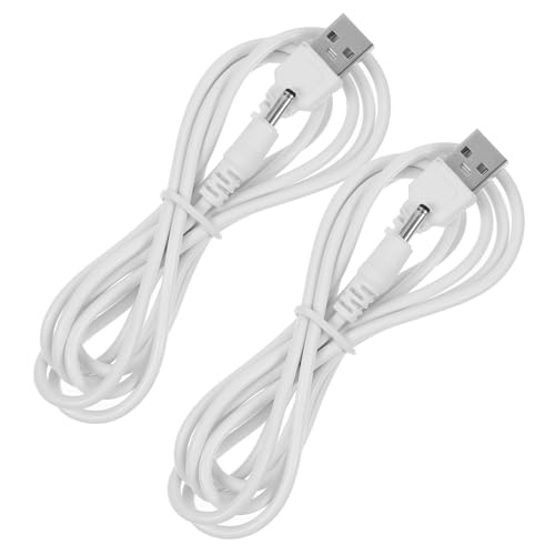 HEALEEP 2 Stück USB zu Dc Ladekabel USB Dc Stromkabel für Geräte mit für Zuhause und Büro Schützt vor Überladung und Überspannung von HEALEEP