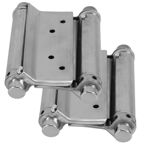 HEALEEP 2 Stück Zweiwege Türscharnier Mit Doppelscharnier Türhaken Mit Sturmfeder Bolzen Haustier Schließstopper Scheunentor Türscharnier Camper Reise Türscharnier Stoßstangen von HEALEEP