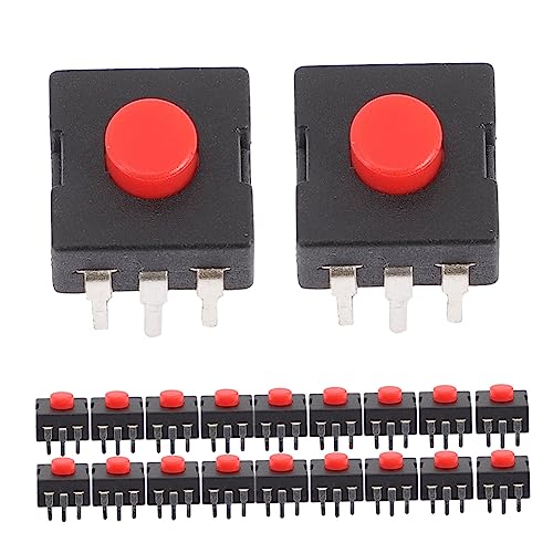 HEALEEP 20 Stück Teiliges Push Button Schalter für Taschenlampen Momentary Druckschalter mit Gummitasten für DIY Projekte und Haushaltsgeräte Installieren HEALEEP 20 Stück Teiliges Push Button Schalter für Taschenlampen Momentary Druckschalter mit Gummitasten für DIY Projekte und Haushaltsgeräte Installieren von HEALEEP