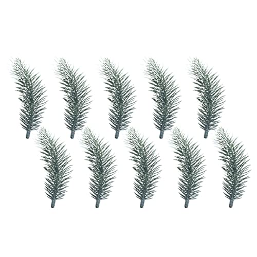 HEALEEP 20 Stück Teiliges Weihnachts Pine Zweige DIY Kranz Materialien Realistische Kiefernsticks für Festliche Dekorationen für Weihnachtsbaum Arrangements und Bouquets von HEALEEP