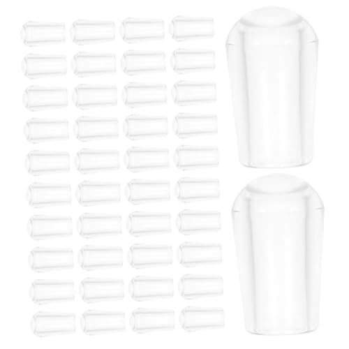 HEALEEP 200 Stück Kleiderbügel Endkappen Schutzkappen für Draht und Kleiderbügel Transparent Einfache Installation für Wäschegestelle und Industrielle Anwendungen von HEALEEP