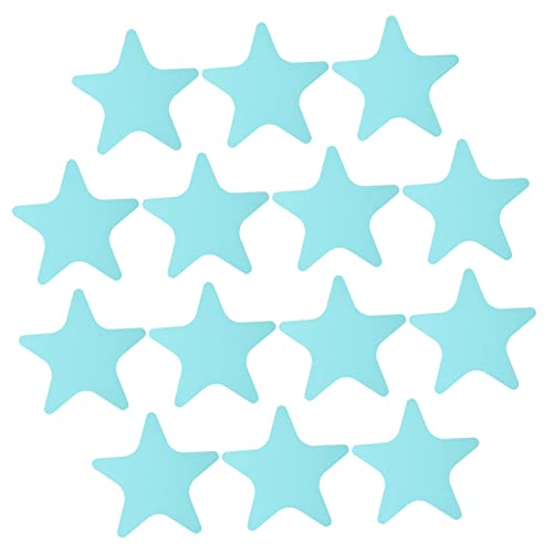 HEALEEP 20stücke Peva rutschfeste Badezimmer Aufkleber Antirutsch Sticker Für Badewanne Duschbereich Selbstklebend Wasserfest Fünfzackiger Stern Design von HEALEEP