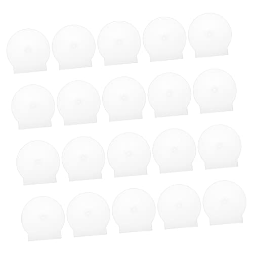 HEALEEP 20Stücke CD Aufbewahrungsbox Transparente Kunststoff Box für Optische Medien Design für Stabiles Stapeln und Optimalen zur Sicheren von HEALEEP