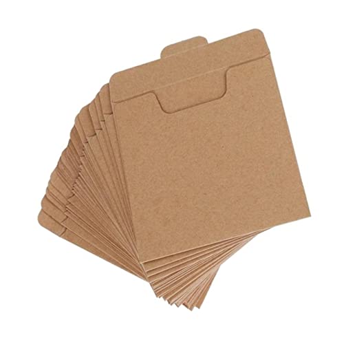 HEALEEP 25 Stück Kraftpapier CD Taschen Tragbare CD Hüllen für Haushalt und Unterwegs zur Aufbewahrung Schutz Ihrer HEALEEP 25 Stück Kraftpapier CD Taschen Tragbare CD Hüllen für Haushalt und Unterwegs zur Aufbewahrung Schutz Ihrer von HEALEEP