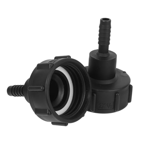 HEALEEP 2Stücke Ibc Tankadapter Gerade Verbindungskappe Ibc Container Adapter für Gartenschlauch Industrielle Nutzung Gartenbewässerung von HEALEEP