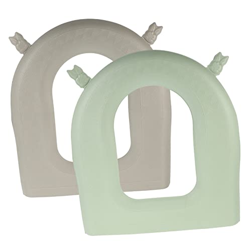 HEALEEP 2Stücke Toilettenkissen Wasserfeste Waschbare Toilettenabdeckung Dicke Toilettenmatten Hygienisch und Hautfreundlich für Altersgruppen HEALEEP 2Stücke Toilettenkissen Wasserfeste Waschbare Toilettenabdeckung Dicke Toilettenmatten Hygienisch und Hautfreundlich für Altersgruppen von HEALEEP