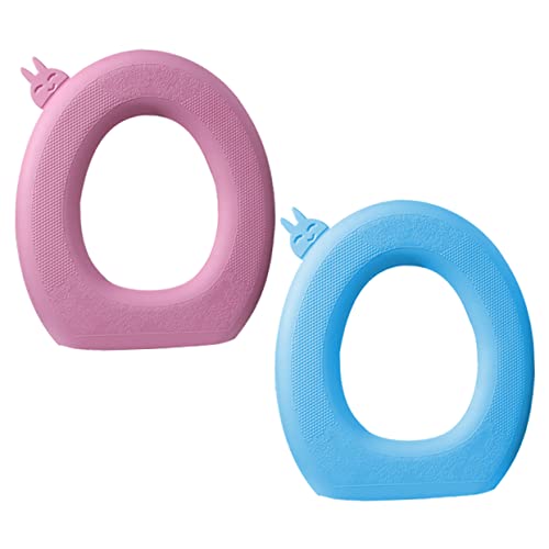 HEALEEP 2Stücke wasserdichte Toilettensitzbezüge aus Eva Bequeme Wiederverwendbare Toilettensitzmatten für Wc Hautfreundlich und Langlebig Praktisch für Haushalt von HEALEEP