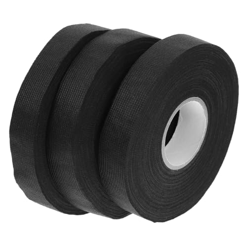 HEALEEP 3 Rollen Selbstklebendes Kfz Kabel Gewebeband Schweres Filzband mit Hoher Alterungsbeständigkeit Geräuschdämpfend Temperaturbeständig für Kabelummantelung HEALEEP 3 Rollen Selbstklebendes Kfz Kabel Gewebeband Schweres Filzband mit Hoher Alterungsbeständigkeit Geräuschdämpfend Temperaturbeständig für Kabelummantelung von HEALEEP