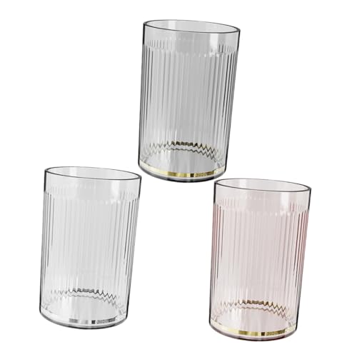 HEALEEP 3 Stück Zahnbürstenbecher aus Robustem Pet Wiederverwendbare Mundspülbecher in Weiß Schwarz Rosa Glatte Oberfläche Praktisches Badezimmerzubehör für Familie und Alltag HEALEEP 3 Stück Zahnbürstenbecher aus Robustem Pet Wiederverwendbare Mundspülbecher in Weiß Schwarz Rosa Glatte Oberfläche Praktisches Badezimmerzubehör für Familie und Alltag von HEALEEP