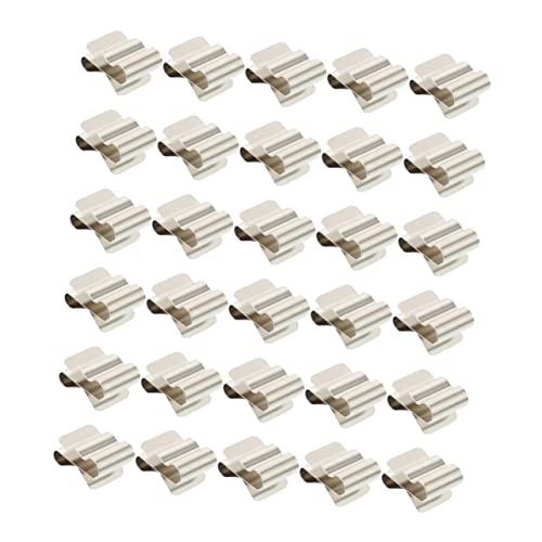 HEALEEP 30 Stück Solar Kabel Clips Photovoltaik Kabelklemmen für Solarpanels zur Stabilen Kabelfixierung Einfache Montage ohne Werkzeuge für Kabelorganisation von HEALEEP