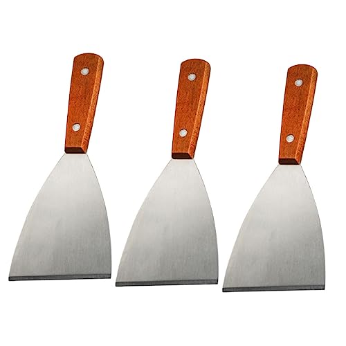 HEALEEP 3Stücke Teiliges Grillspatel mit Holzgriff Kochwerkzeug für Steak Pizza und Grill für Restaurant und Bbq Events HEALEEP 3Stücke Teiliges Grillspatel mit Holzgriff Kochwerkzeug für Steak Pizza und Grill für Restaurant und Bbq Events von HEALEEP