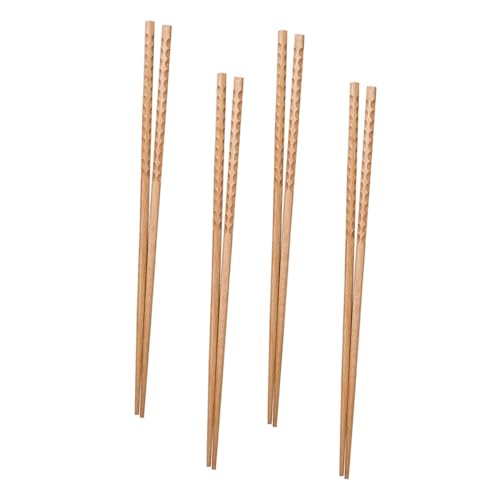 HEALEEP 4 Paare Extra Lange Holz Essstäbchen aus Buchenholz Rutschfest Hitzebeständig und Wiederverwendbar für Hot Pot Grillen Braten und Nudeln Spülmaschinengeeignet HEALEEP 4 Paare Extra Lange Holz Essstäbchen aus Buchenholz Rutschfest Hitzebeständig und Wiederverwendbar für Hot Pot Grillen Braten und Nudeln Spülmaschinengeeignet von HEALEEP