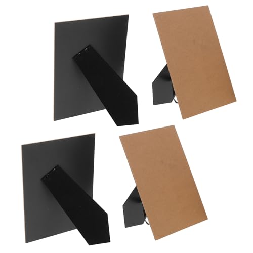 HEALEEP 4stücke Fotorahmen-staffelei-rückwand Bilderrahmen-ständer DIY-Foto-staffelei-rückwand Einstellbare Tisch-staffelei Für Bilderrahmen Und Fliesen Schwarz von HEALEEP