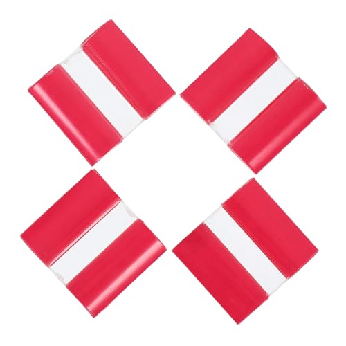 HEALEEP 4 Stück Selbstklebende Transparente Acryl Klavierband Scharniere Kleine Faltbare Schrankbeschläge Einfache Montage ohne Nägel für Schmuckboxen Mini türen Vielseitig Einsetzbar von HEALEEP