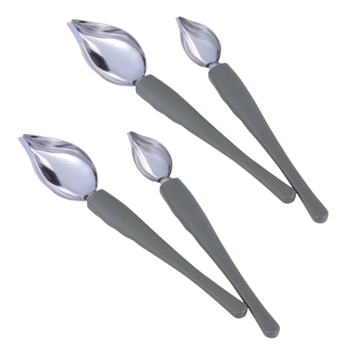 HEALEEP 4 Stück Teiliges Dekorationslöffel für Saucen Plattengestaltung und Desserts für Kuchen Kaffee und Westliche Küche mit Ergonomischem Griff und Präziser Dosierung HEALEEP 4 Stück Teiliges Dekorationslöffel für Saucen Plattengestaltung und Desserts für Kuchen Kaffee und Westliche Küche mit Ergonomischem Griff und Präziser Dosierung von HEALEEP