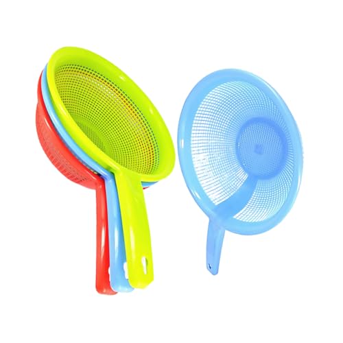 HEALEEP 4 Stück Teiliges Multifunktionales Abtropf mit Griff Plastik Waschschüssel für Reis Gemüse und Obst Zufällige Farben Küchensieb für Effizientes Abtropfen und Lagern HEALEEP 4 Stück Teiliges Multifunktionales Abtropf mit Griff Plastik Waschschüssel für Reis Gemüse und Obst Zufällige Farben Küchensieb für Effizientes Abtropfen und Lagern von HEALEEP