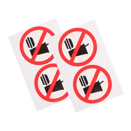HEALEEP 4 Stück Teiliges Warnschild Set Essen und Trinken Verboten Wetterfeste PVC Aufkleber für Innen und Außen Informative Sicherheitsaufkleber für Büro Geschäft Restaurantfenster HEALEEP 4 Stück Teiliges Warnschild Set Essen und Trinken Verboten Wetterfeste PVC Aufkleber für Innen und Außen Informative Sicherheitsaufkleber für Büro Geschäft Restaurantfenster von HEALEEP