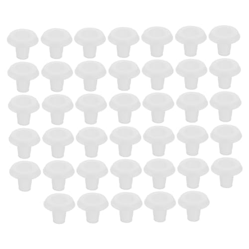 HEALEEP 40 Stück Teiliges Blinds Komponenten Untere Schiene Knopfstecker für Jalousien Einfache Installation Pom Material für Anpassung der Jalousienlänge von HEALEEP
