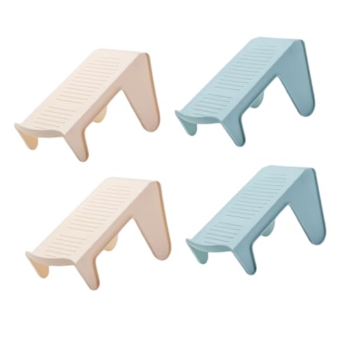 HEALEEP 4Stücke Haushalts Schuhe Rack Mehrzweck Schuhhalter aus Langlebigem Material Platzsparendes Schuhregal für Zuhause Hotel und Schuhgeschäfte Organisator für Ordentliche von HEALEEP