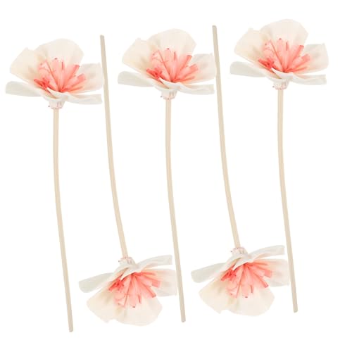 HEALEEP 5 Stück Aromablumen stäbchen für Reed Diffuser Wiederverwendbare Duftstäbchen mit Langlebiger Aromaabgabe Dekorative Pflanzen für Raumduft und Aromatherapie für Zuhause und Büro von HEALEEP
