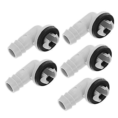 HEALEEP 5 Stück Teiliges Set Abgewinkelter Ablaufschlauch Adapter für Klimaanlagen Universeller für und Außenbereich Dicht und Wetterbeständig HEALEEP 5 Stück Teiliges Set Abgewinkelter Ablaufschlauch Adapter für Klimaanlagen Universeller für und Außenbereich Dicht und Wetterbeständig von HEALEEP