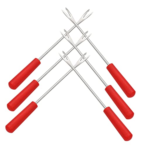 HEALEEP 6 Stück Grillgabeln Multifunktionale Bbq Gabeln für Fondue Schokolade und Obst Ergonomischer Griff Leicht zu Reinigen für Zuhause und Restaurant HEALEEP 6 Stück Grillgabeln Multifunktionale Bbq Gabeln für Fondue Schokolade und Obst Ergonomischer Griff Leicht zu Reinigen für Zuhause und Restaurant von HEALEEP