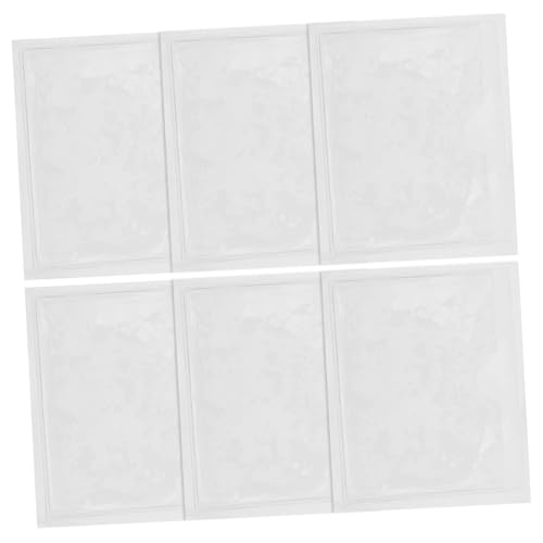 HEALEEP 6 Stück Selbstklebende Kartenhüllen Transparent 10X8cm Kleberückseite Taschenschutz für Etiketten und Preisschilder HEALEEP 6 Stück Selbstklebende Kartenhüllen Transparent 10X8cm Kleberückseite Taschenschutz für Etiketten und Preisschilder von HEALEEP