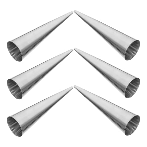 HEALEEP 6 Stück Teiliges Kegelförmige Backformen aus für Croissants und Sahnerollen Langlebige Croissant Backformen für und Profibäcker für Vielfältige Gebäckprojekte HEALEEP 6 Stück Teiliges Kegelförmige Backformen aus für Croissants und Sahnerollen Langlebige Croissant Backformen für und Profibäcker für Vielfältige Gebäckprojekte von HEALEEP