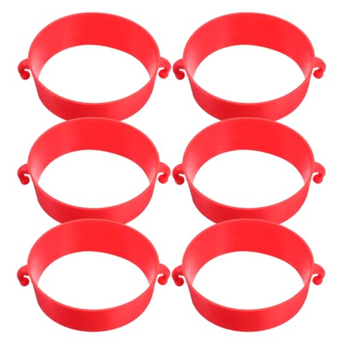 HEALEEP 6 Stück Teiliges Verkehrsleitkegel Verbinderset aus Robustem Material Schnell Montierbar Vielseitig für Straßenverkehr Baustellen und Parkplatzabsicherung Langlebig und von HEALEEP