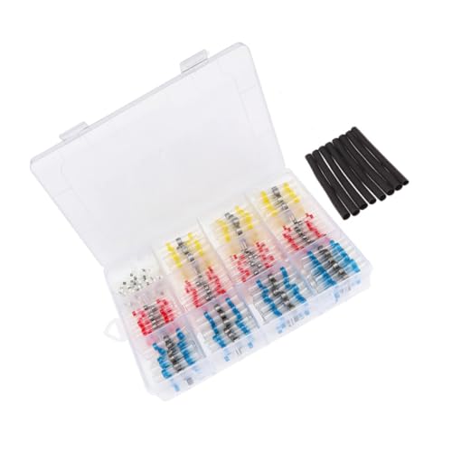 HEALEEP 620Stücke Isolierte Elektrische Anschlüsse mit Schrumpfschlauch Wasserdichte Solder Sleeves für Marineanwendungen Hochwertige von HEALEEP