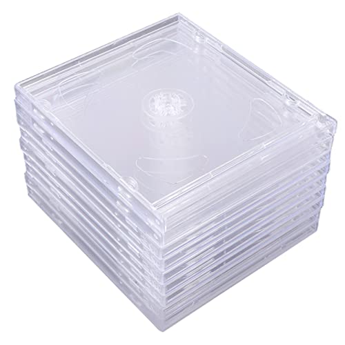 HEALEEP 9stücke Teiliges Transparenter -cd-hüllen Für Doppelte DVDs Schutz Und Aufbewahrung Für Cd-Discs Für Zuhause Und Unterwegs von HEALEEP